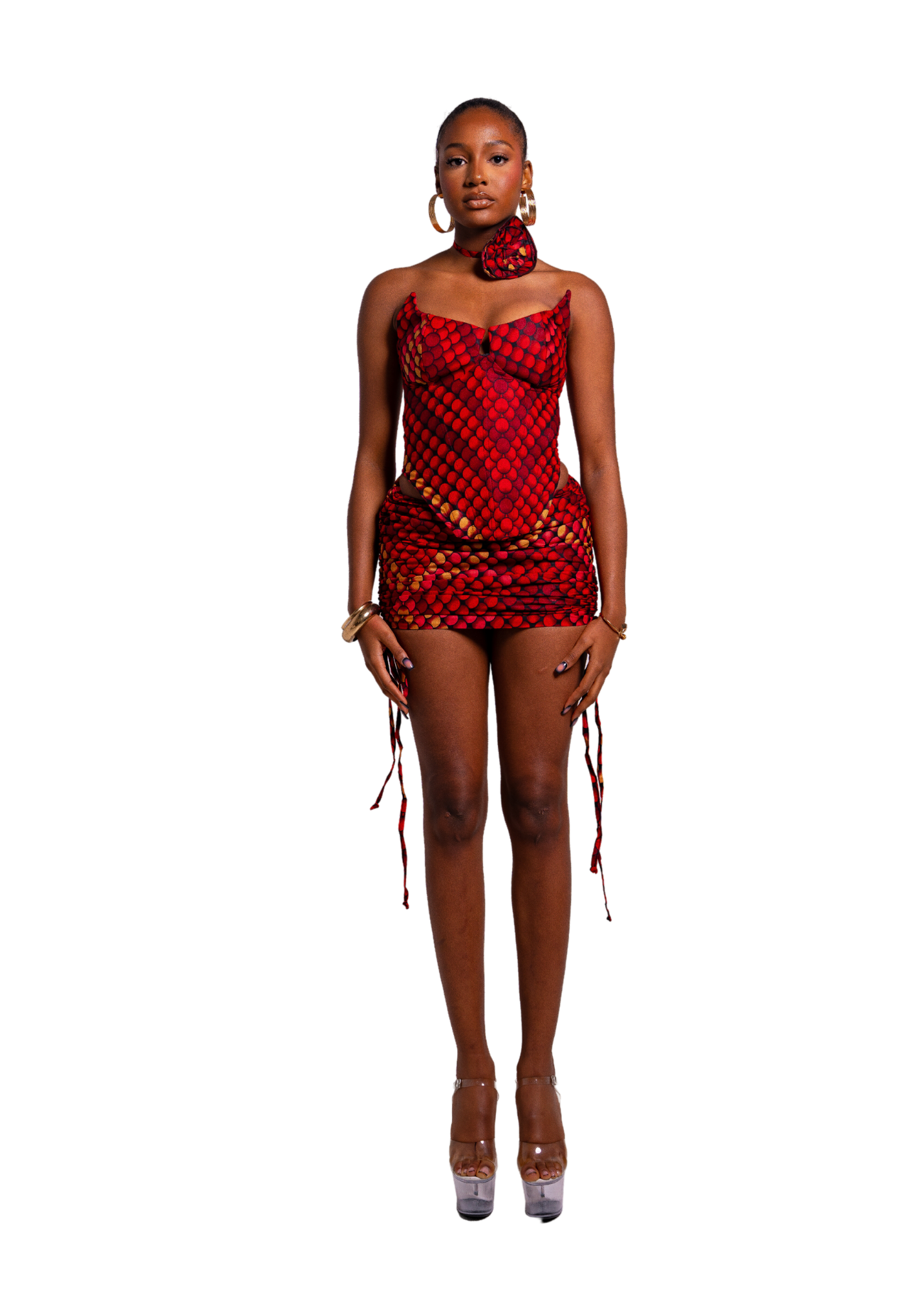 MISAI CORSET - RED DOTS